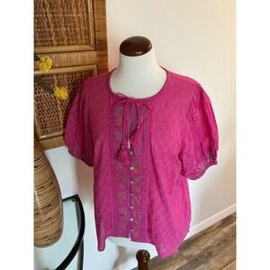 NWOT CLEOBELLA Amari DITSY BLOUSE size L